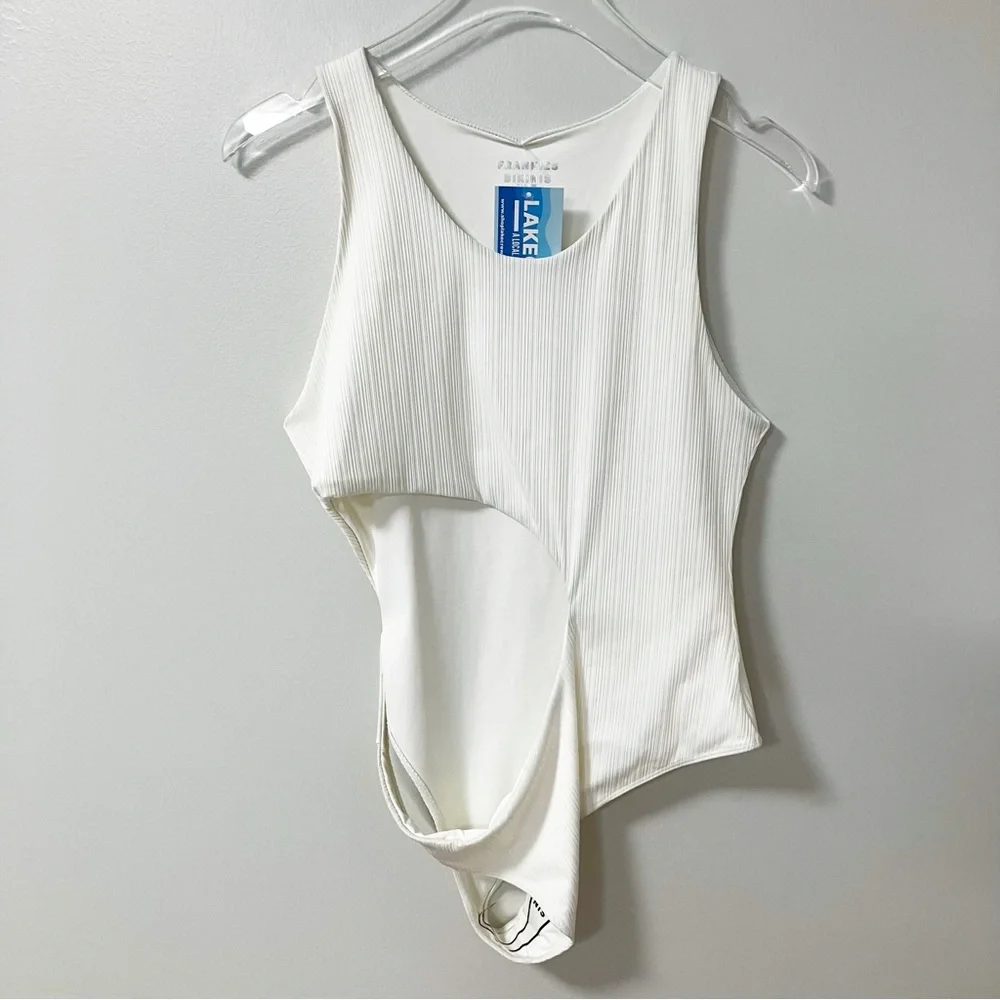 Frankies Bikinis | White Swimsuit XL